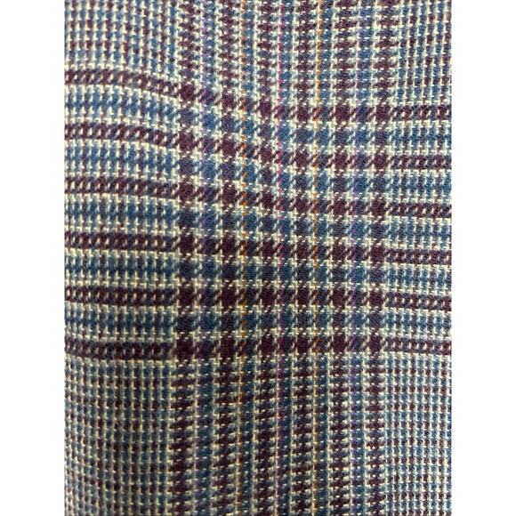 VTG Pendleton 100% Virgin Wool Blue Plaid 2-Piece Skirt Set Size 10 Mint Lined - Picture 4 of 16